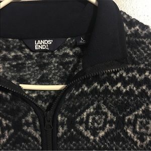 LANDS END cozy Sherpa sweater